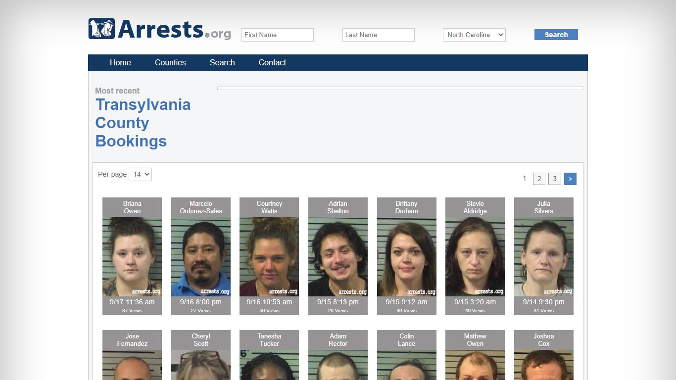 Transylvania County Arrests and Inmate Search